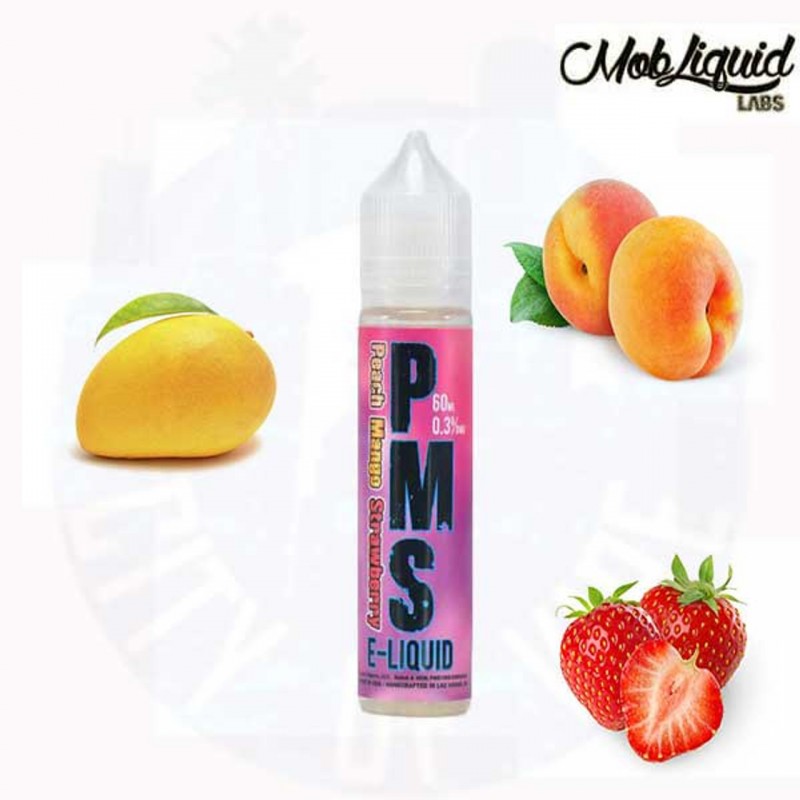 PMS (Peach Mango Strawberry) By Mob Liquid - 60 ML E-Liquid