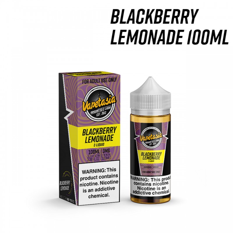 BLACKBERRY LEMONADE BY VAPETASIA E-LIQUID | 100 ML...