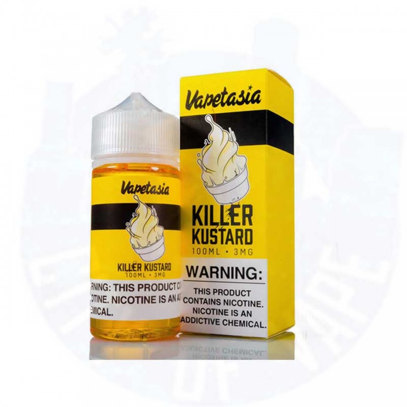 KILLER KUSTARD BY VAPETASIA E-LIQUID | 100 ML CREAMY CUSTARD FLAVOR E-JUICE