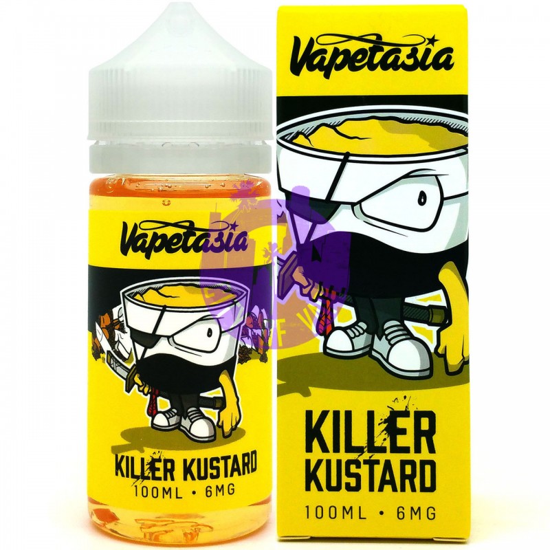 KILLER KUSTARD BY VAPETASIA E-LIQUID | 100 ML CREAMY CUSTARD FLAVOR E-JUICE