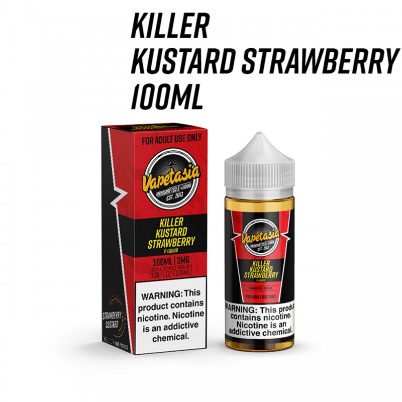 KILLER KUSTARD STRAWBERRY BY VAPETASIA E-LIQUID | ...