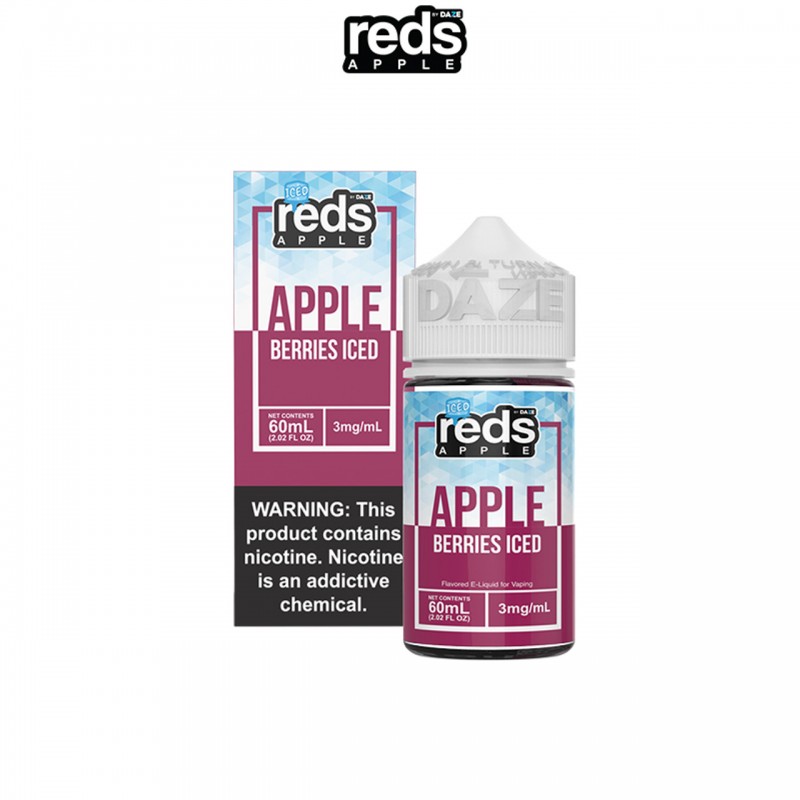 REDS APPLE BERRIES ICED BY 7 DAZE E-LIQUID | 60 ML