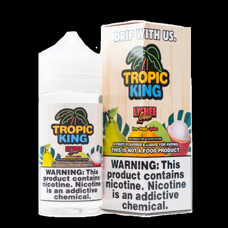 Lychee Luau By Tropic King | Drip More | 100 ML E-Liquid