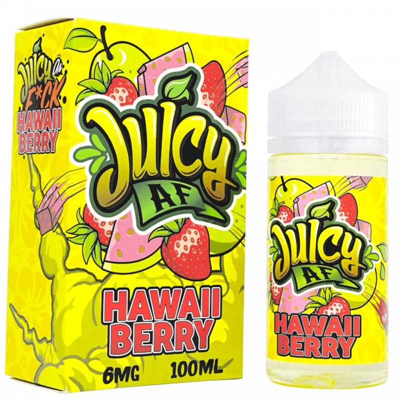 HAWAII BERRY BY JUICY AF E-LIQUID | 100 ML WATERME...