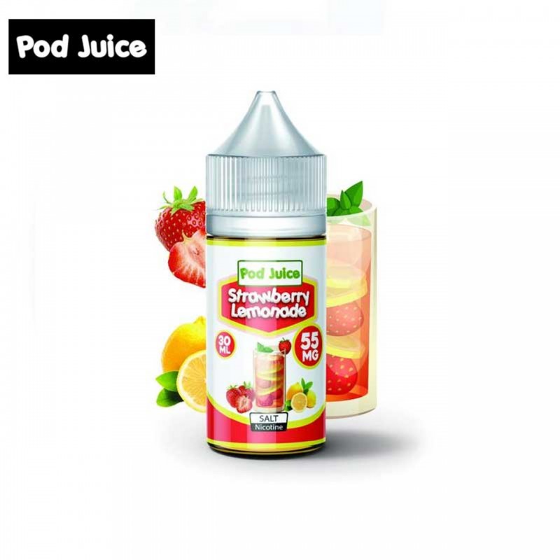 STRAWBERRY LEMONADE BY POD JUICE | SALT NICOTINE |...