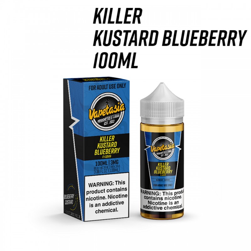 KILLER KUSTARD BLUEBERRY BY VAPETASIA E-LIQUID | 1...