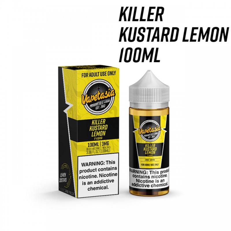 KILLER KUSTARD LEMON BY VAPETASIA E-LIQUID | 100 M...