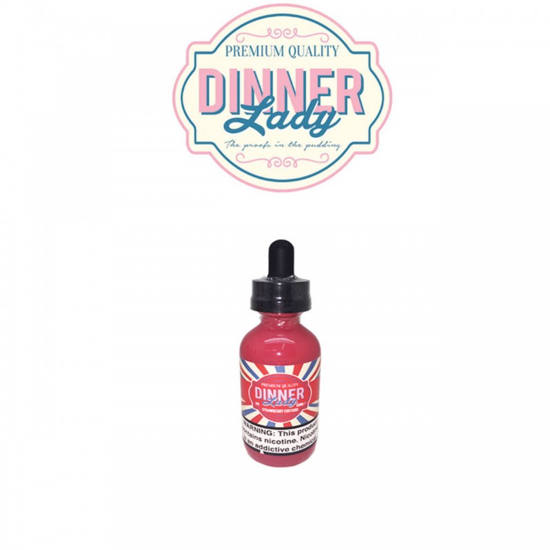 STRAWBERRY CUSTARD BY DINNER LADY | 60 ML E-LQIUID