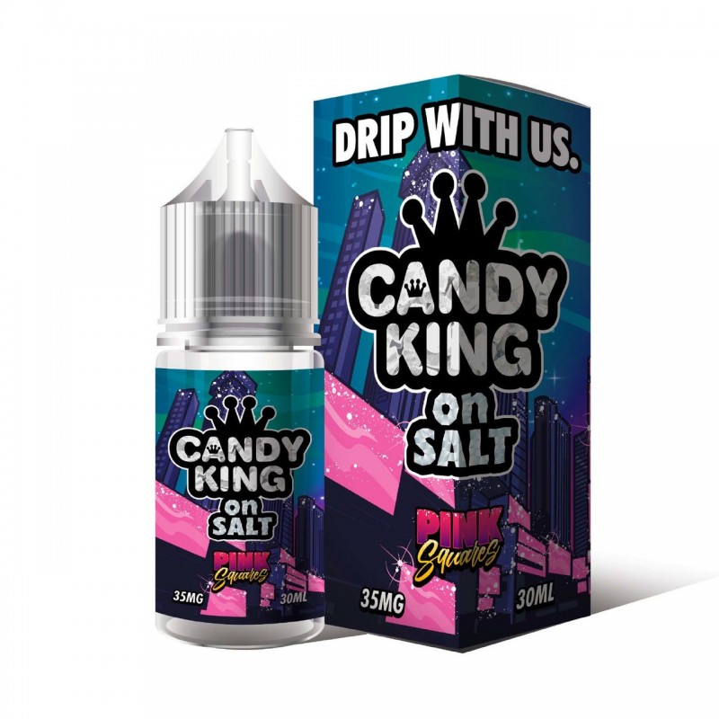 Pink Squares By Candy King on Salt - 30 ML