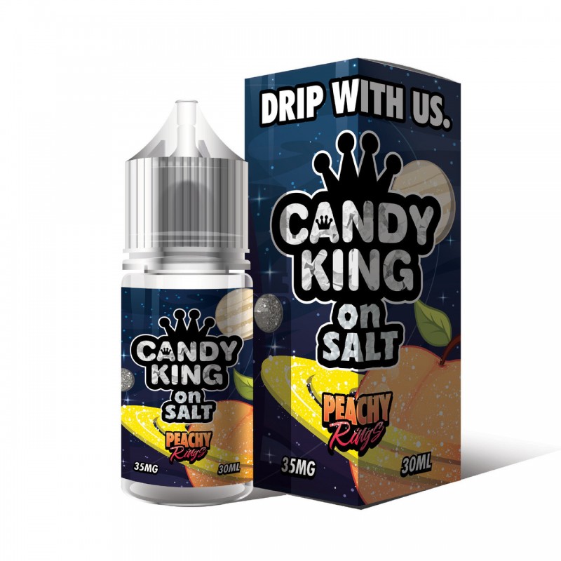 Peachy Rings By Candy King on Salt - 30 ML