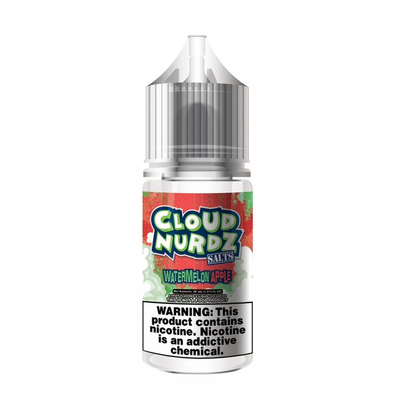 WATERMELON APPLE BY CLOUD NURDZ SALTS | 30 ML SALT NICOTINE