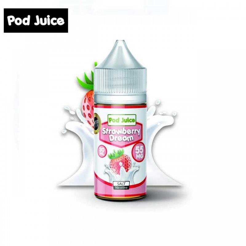 STRAWBERRY DREAM BY POD JUICE | SALT NICOTINE | 30...