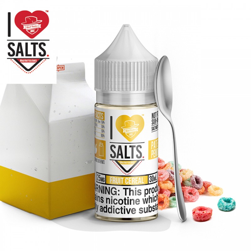 FRUIT CEREAL - I LOVE SALTS BY MAD HATTER JUICE | ...