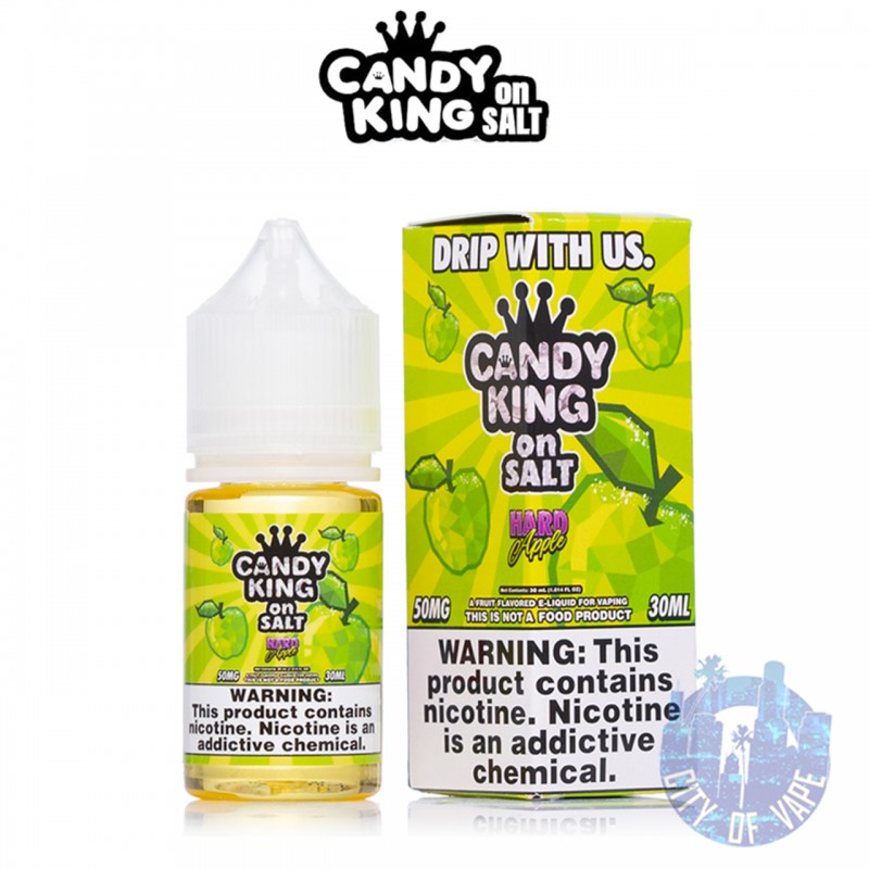 HARD APPLE BY CANDY KING ON SALT | 30 ML GREEN APP...