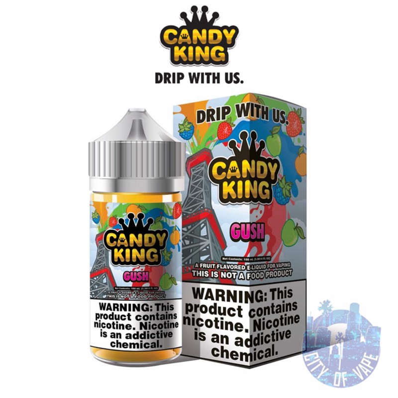 GUSH BY CANDY KING | 100 ML BLUEBERRY RASPBERRY ST...