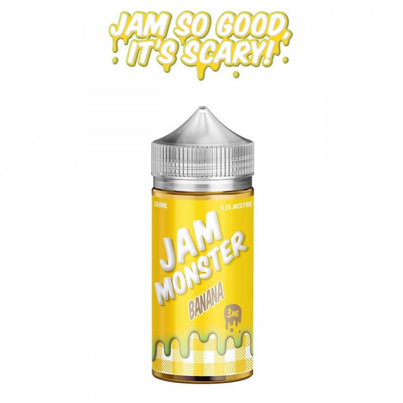 BANANA BY JAM MONSTER E-LIQUIDS | 100 ML BANANA BU...