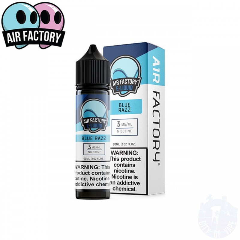 BLUE RAZZ BY AIR FACTORY E-LIQUID | 60 ML BLUE RAS...