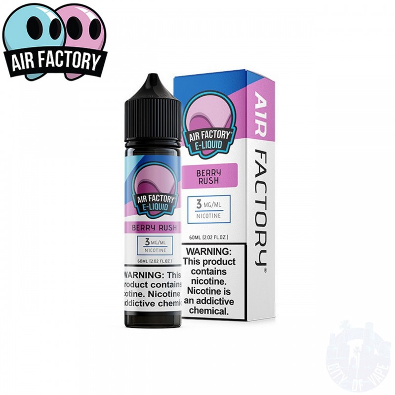 BERRY RUSH BY AIR FACTORY E-LIQUID | 60 ML STRAWBE...