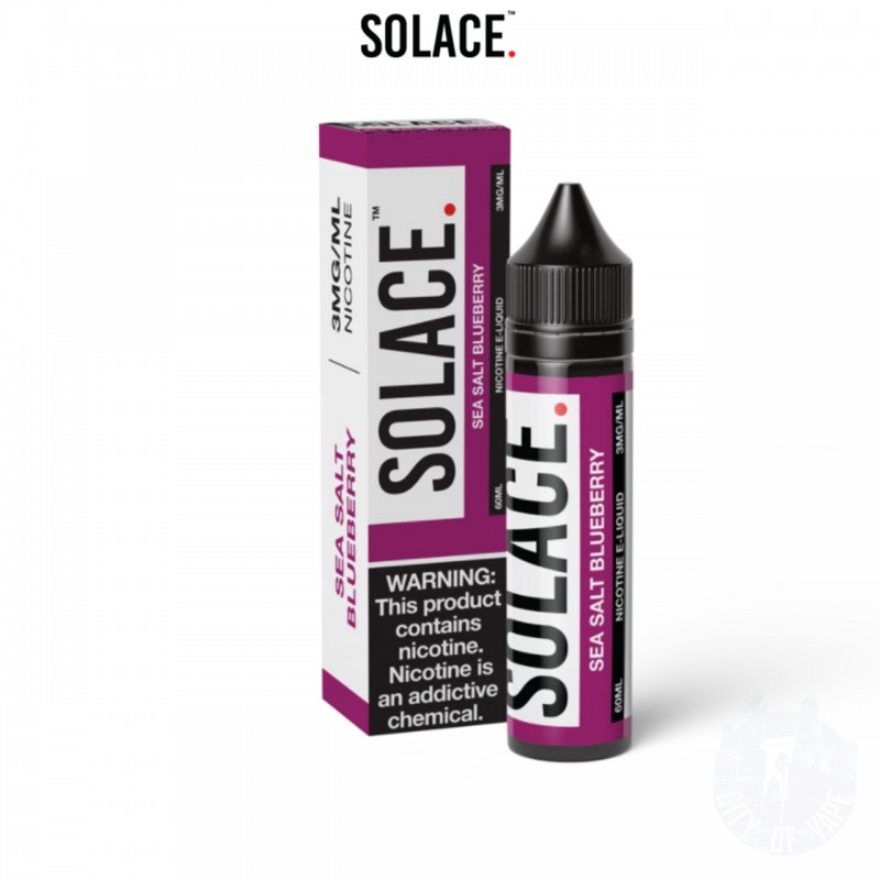 SEA SALT BLUEBERRY BY SOLACE VAPOR | 60 ML BLUEBER...