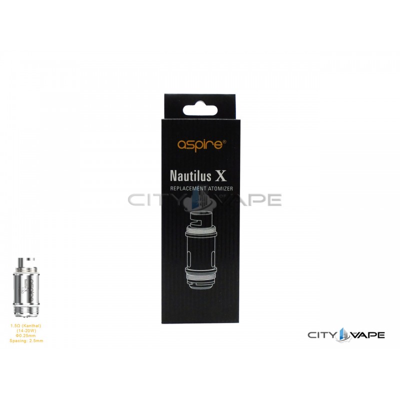 Aspire Nautilus X Coils 1.5Ω (14-20 watts)