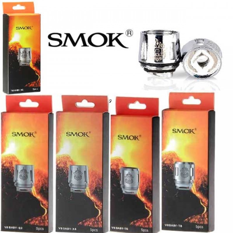 SMOK TFV8 Baby Replacement Coils | 5 Coils Per Pac...