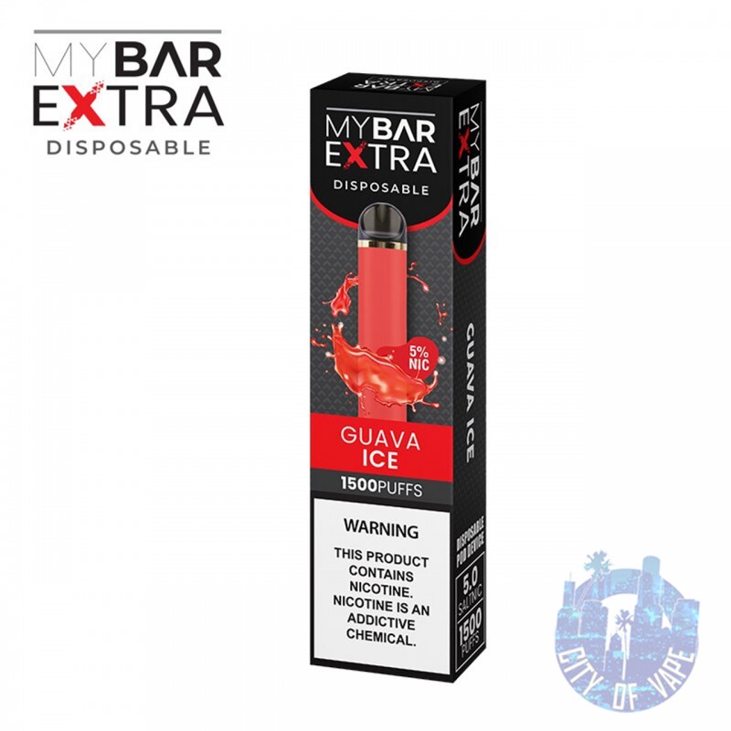 MY BAR EXTRA DISPOSABLE DEVICE | 1500 PUFFS | 5.0% NICOTINE | 4.5 ML