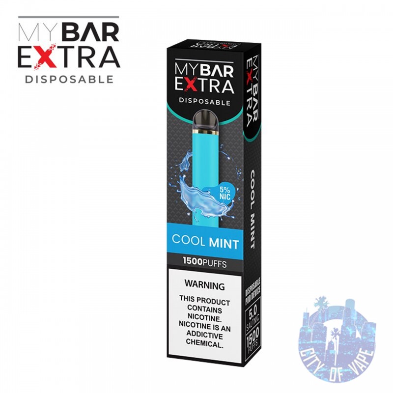MY BAR EXTRA DISPOSABLE DEVICE | 1500 PUFFS | 5.0% NICOTINE | 4.5 ML