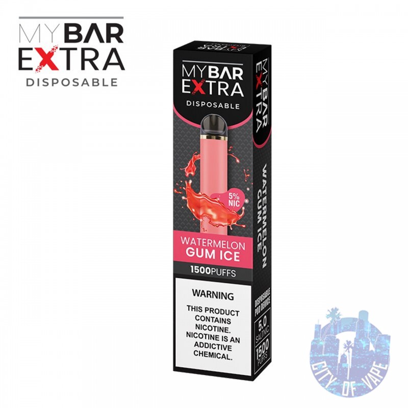 MY BAR EXTRA DISPOSABLE DEVICE | 1500 PUFFS | 5.0% NICOTINE | 4.5 ML