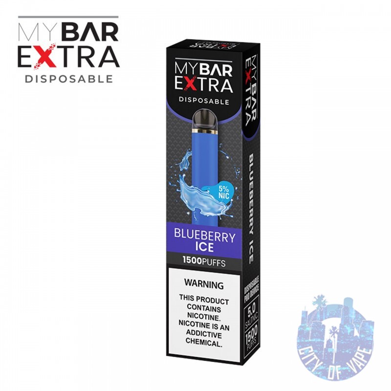 MY BAR EXTRA DISPOSABLE DEVICE | 1500 PUFFS | 5.0% NICOTINE | 4.5 ML