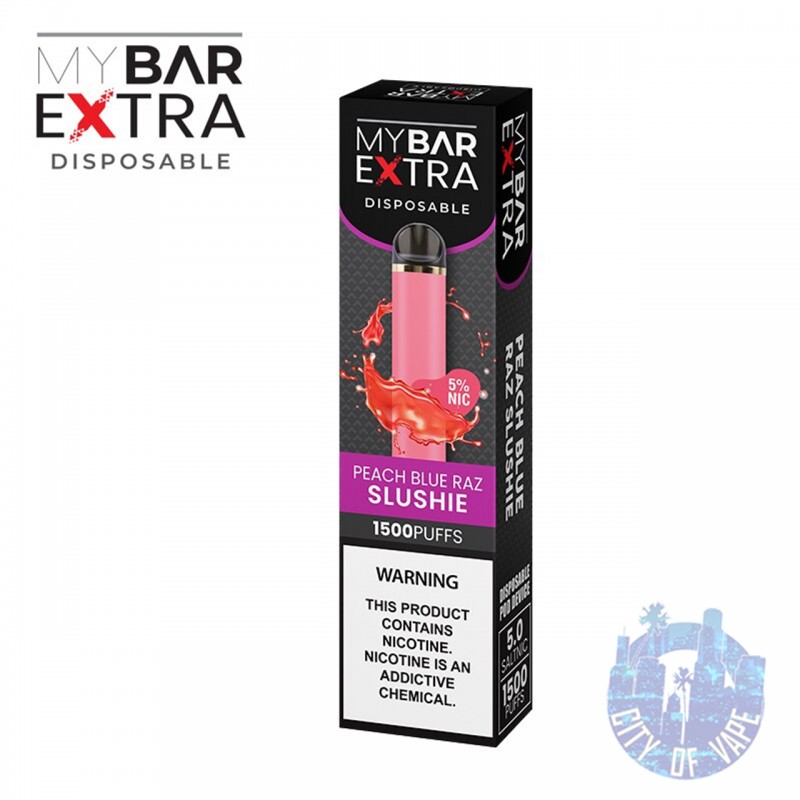 MY BAR EXTRA DISPOSABLE DEVICE | 1500 PUFFS | 5.0% NICOTINE | 4.5 ML