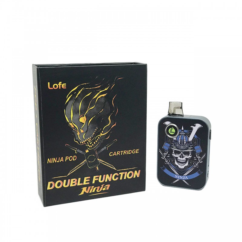 NINJA DOUBLE FUNCTION SYSTEM BY LOFE | REFILLABLE POD + CARTRIDGE