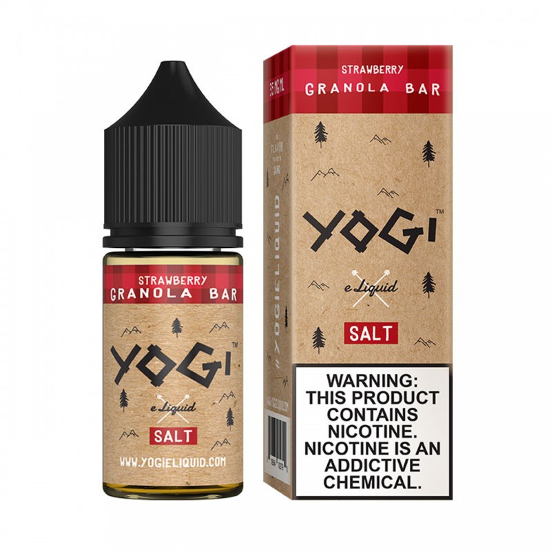 STRAWBERRY GRANOLA BAR BY YOGI FARMS SALTS | 30 ML...