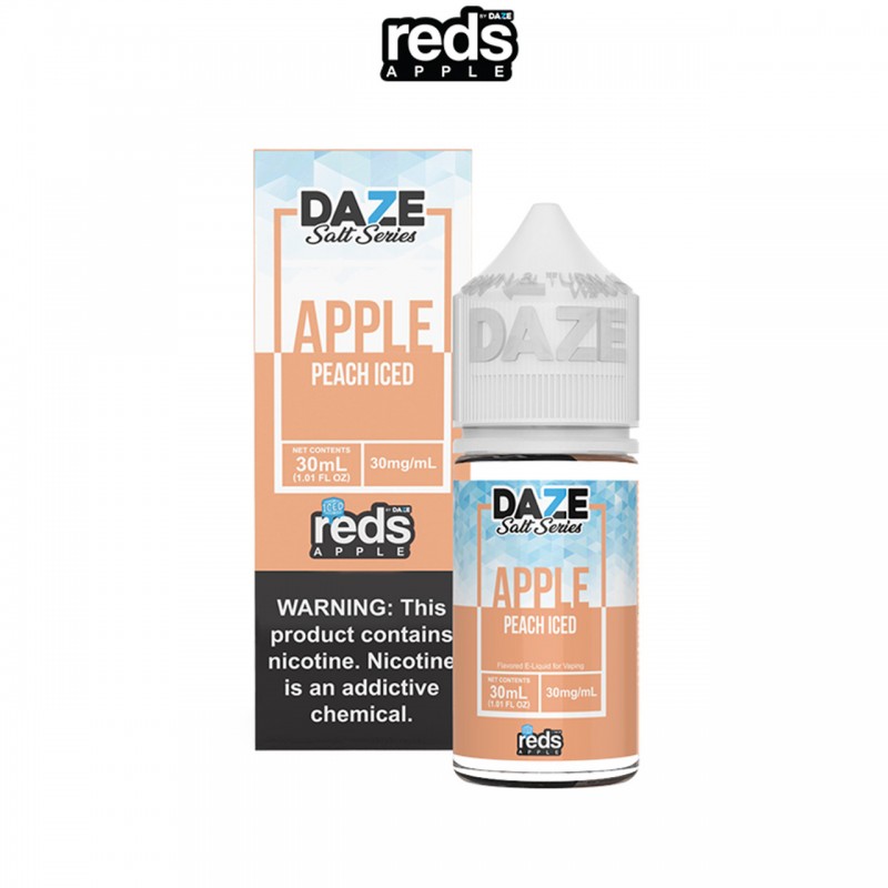 PEACH ICED BY REDS APPLE NICOTINE SALTS | 7 DAZE E...