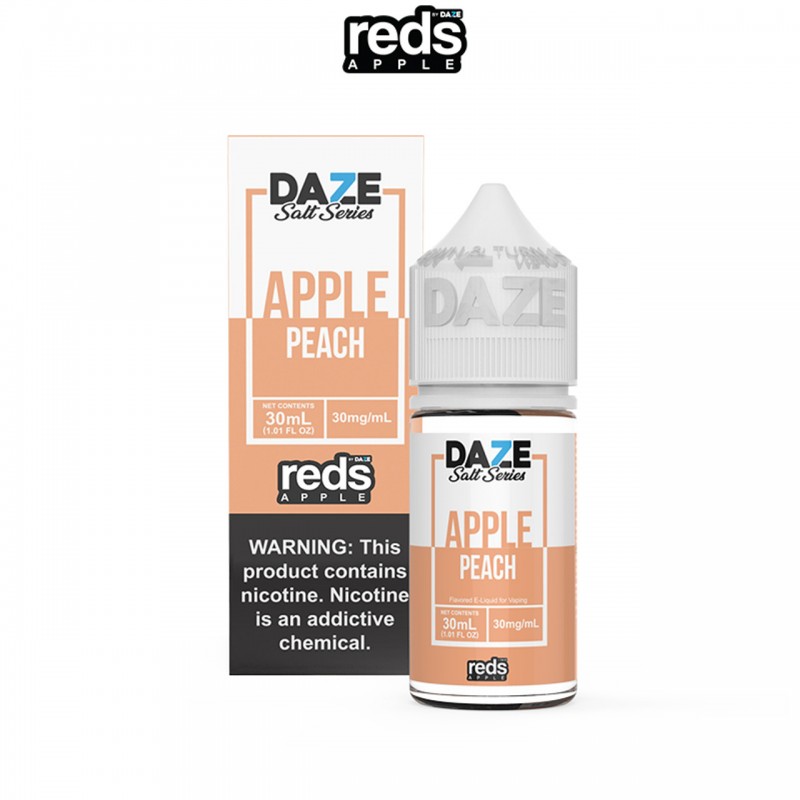 PEACH BY REDS APPLE NICOTINE SALTS | 7 DAZE E-LIQU...