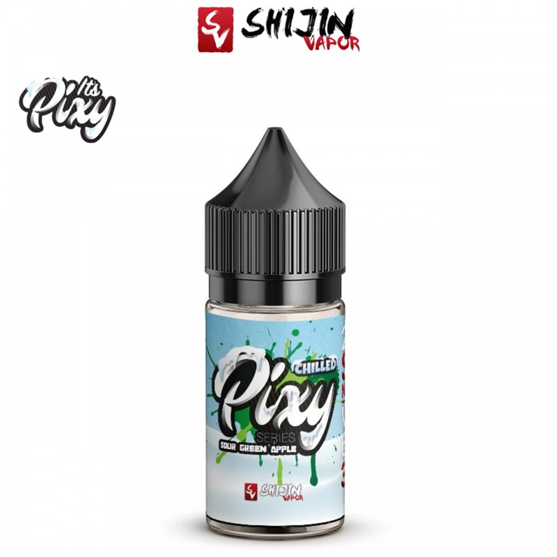 SOUR GREEN APPLE CHILLED SALT NICOTINE BY IT'...