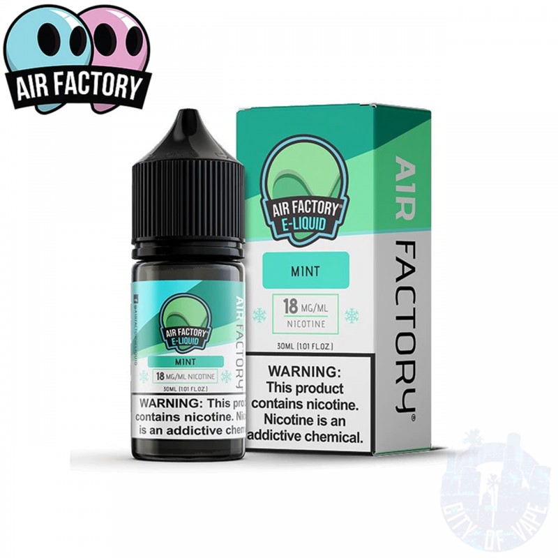 MINT BY AIR FACTORY E-LIQUID | 30 ML SALT NICOTINE