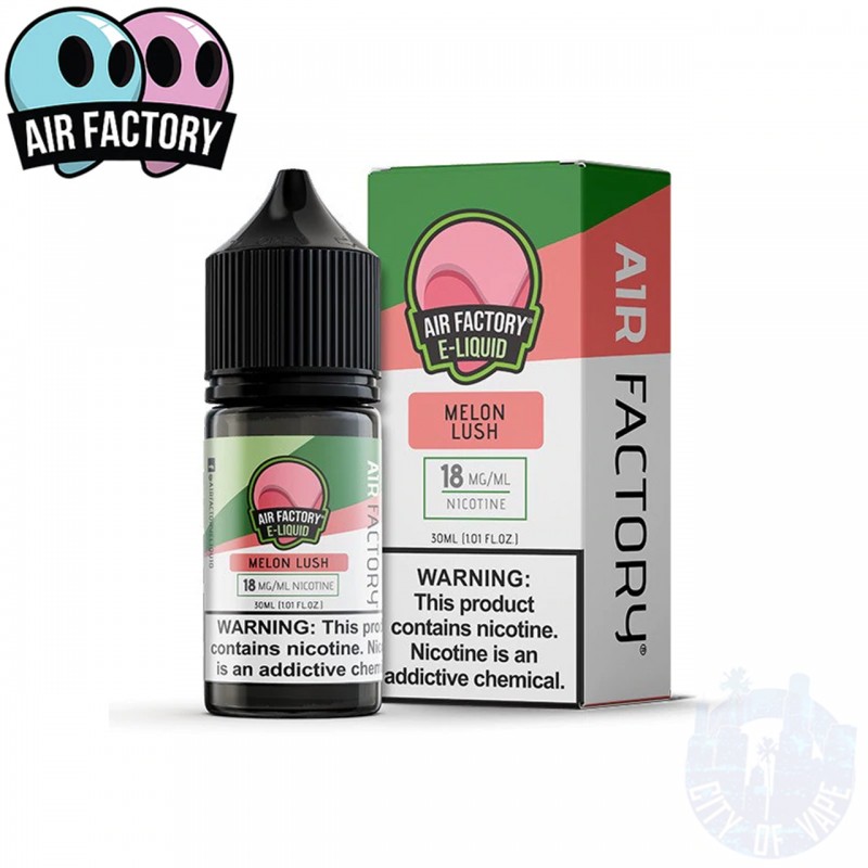 MELON LUSH SALTS BY AIR FACTORY E-LIQUID | 30 ML JUICY WATERMELON FLAVOR SALT NICOTINE