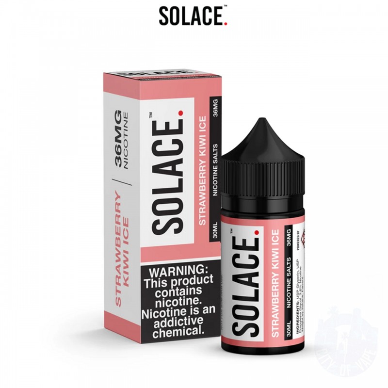 STRAWBERRY KIWI ICE BY SOLACE VAPOR | 30 ML SALT N...