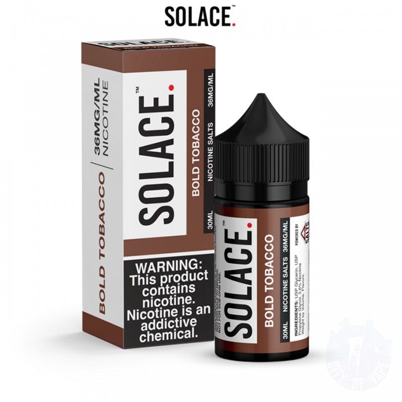 BOLD TOBACCO BY SOLACE VAPOR | 30 ML SALT NICOTINE