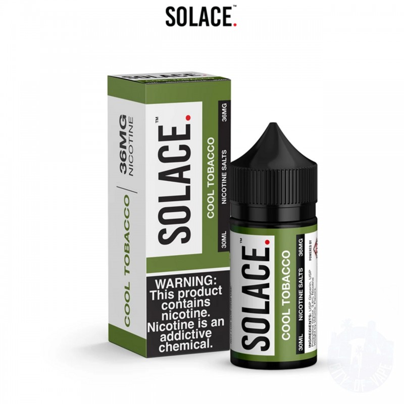 COOL TOBACCO BY SOLACE VAPOR | 30 ML TOBACCO MENTH...