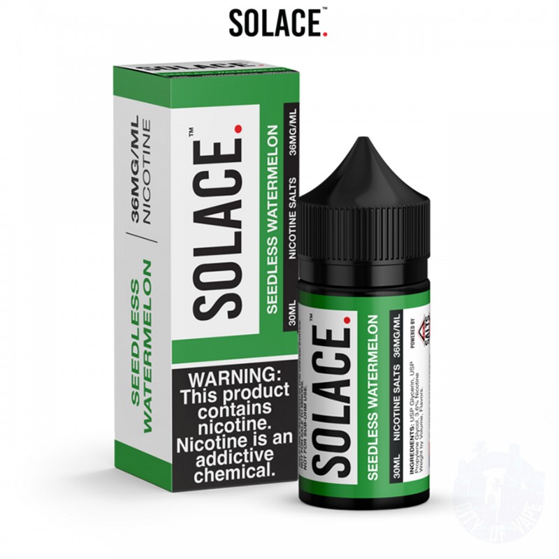 SEEDLESS WATERMELON BY SOLACE VAPOR | 30 ML RIPE W...