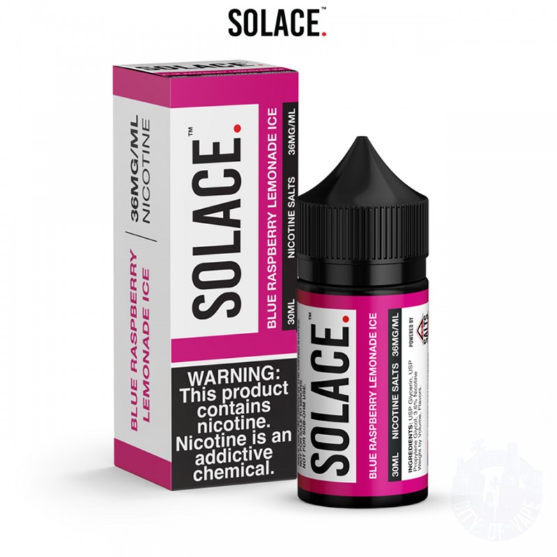 BLUE RASPBERRY LEMONADE ICE BY SOLACE VAPOR | 30 M...