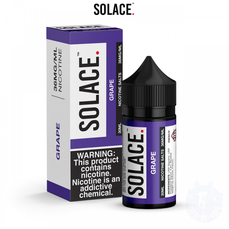 GRAPE BY SOLACE VAPOR | 30 ML SALT NICOTINE
