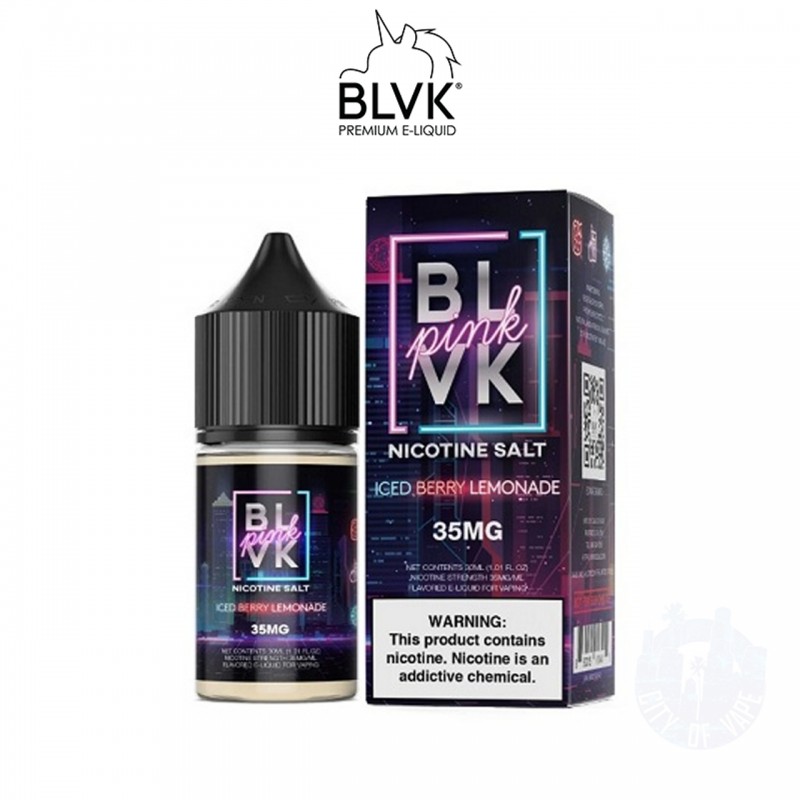 ICED BERRY LEMONADE NICOTINE SALT BY BLVK PINK | 3...