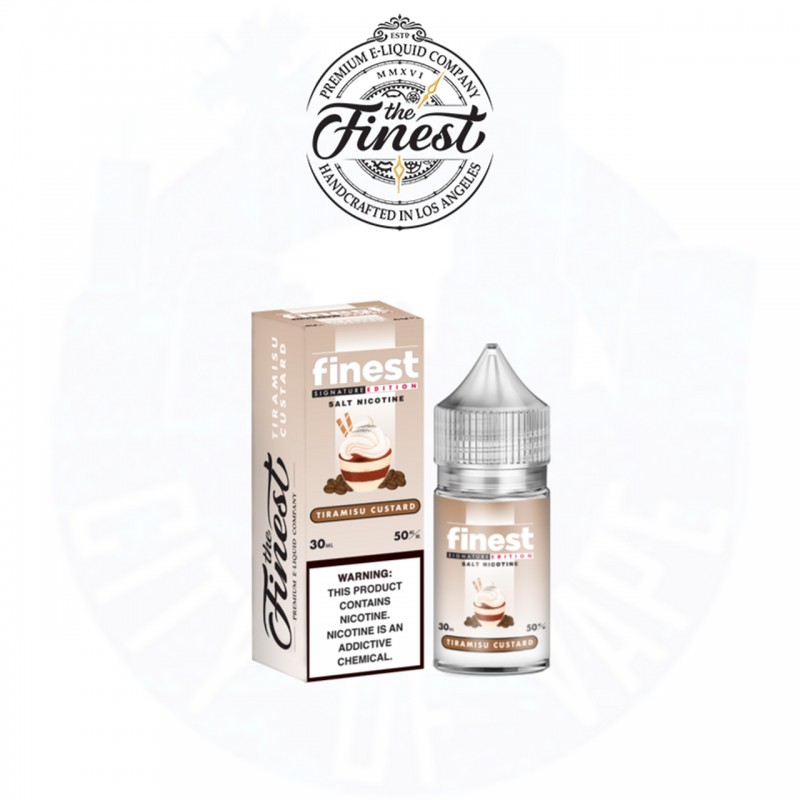 "TIRAMISU CUSTARD" SALT NIC SIGNATURE EDITION BY THE FINEST E-LIQUID | 30 ML