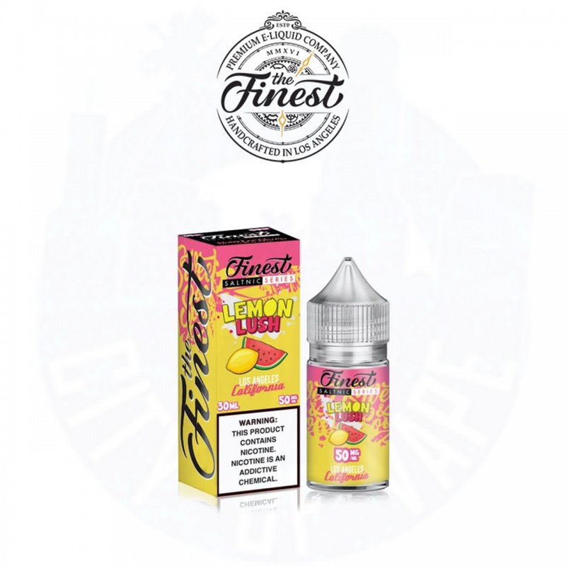 LEMON LUSH SALT NICOTINE BY THE FINEST E-LIQUID | 30 ML LEMON WATERMELON FLAVOR SALT NIC