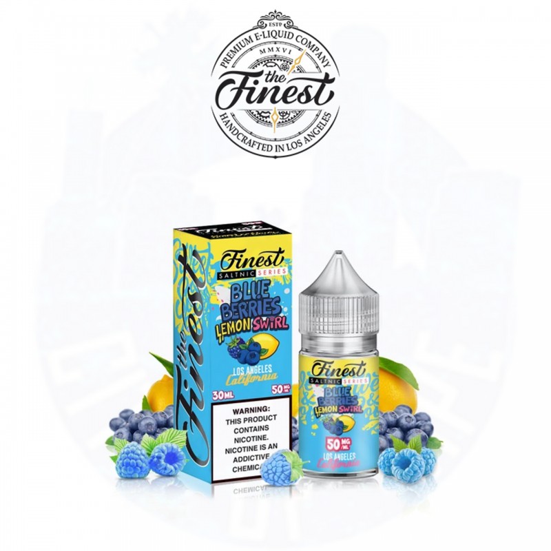 BLUE BERRIES LEMON SWIRL SALT NICOTINE BY THE FINE...