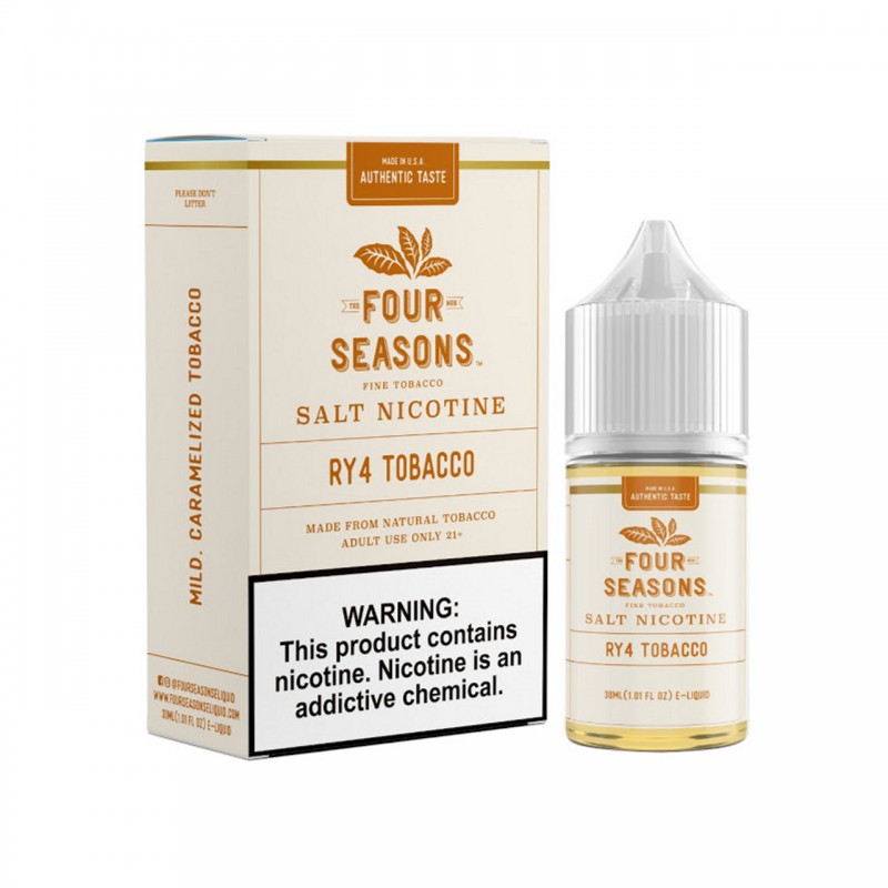 RY4 TOBACCO BY FOUR SEASONS | 30 ML MILD CARAMELIZED TOBACCO FLAVOR