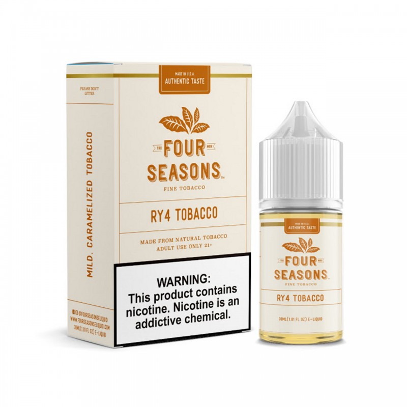 RY4 TOBACCO BY FOUR SEASONS | 30 ML MILD CARAMELIZED TOBACCO FLAVOR