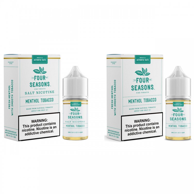 MENTHOL TOBACCO BY FOUR SEASONS | 30 ML FRESH MENT...